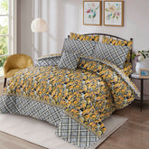 7 Pcs Quilted Comforter Set CC  230
